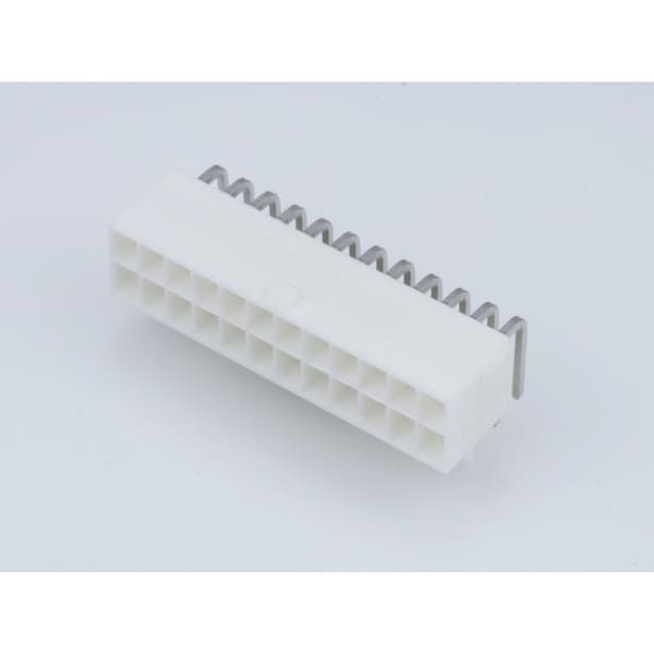 Molex MiniFit Jr RA DR /Pegs Tin V-0 24Ckt 39-30-0240 - main